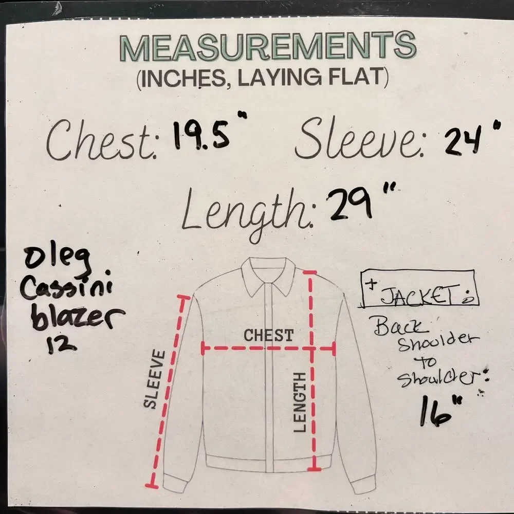 Oleg Cassini Women’s Navy Blue Double Breasted Blazer 12 Career Office Academia - Picture 3 of 8